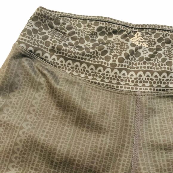 Prana Womens black and gray pattern cropped legging Small - Picture 5 of 7